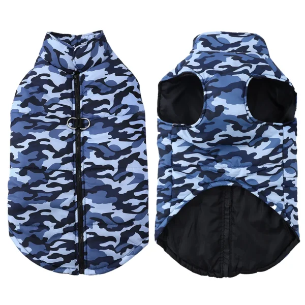 Camouflage Print, Warm Pet Jacket