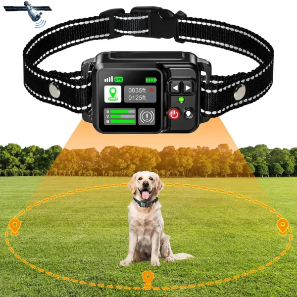 GPS Wireless Dog Fencing System - Electric dog fencing with GPS Electric Satellite Technology,