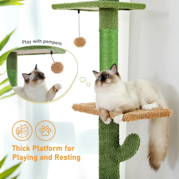 Cat Tree 5-Tier Floor Tower