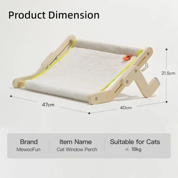 Cat Hammock Radiator Dual-use Cat Window Beds Holds Up 18kg