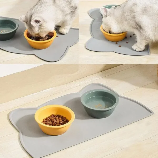 Silicone Pet Mat Pet Food Feeding Pad Waterproof