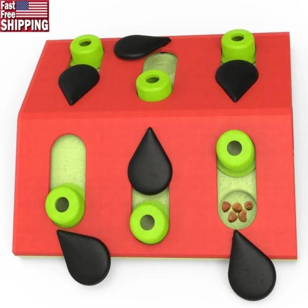 Melon Madness Puzzle Cat Toy Interactive Treat Dispenser Challenge Feeder Cats